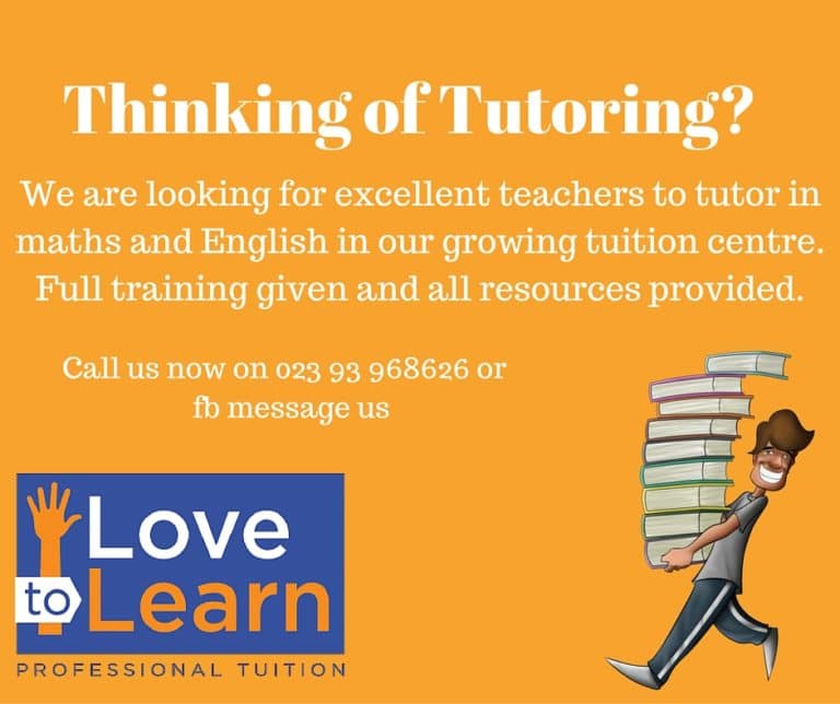 Tutors Wanted! | Become a Private Tutor - I Love To Learn